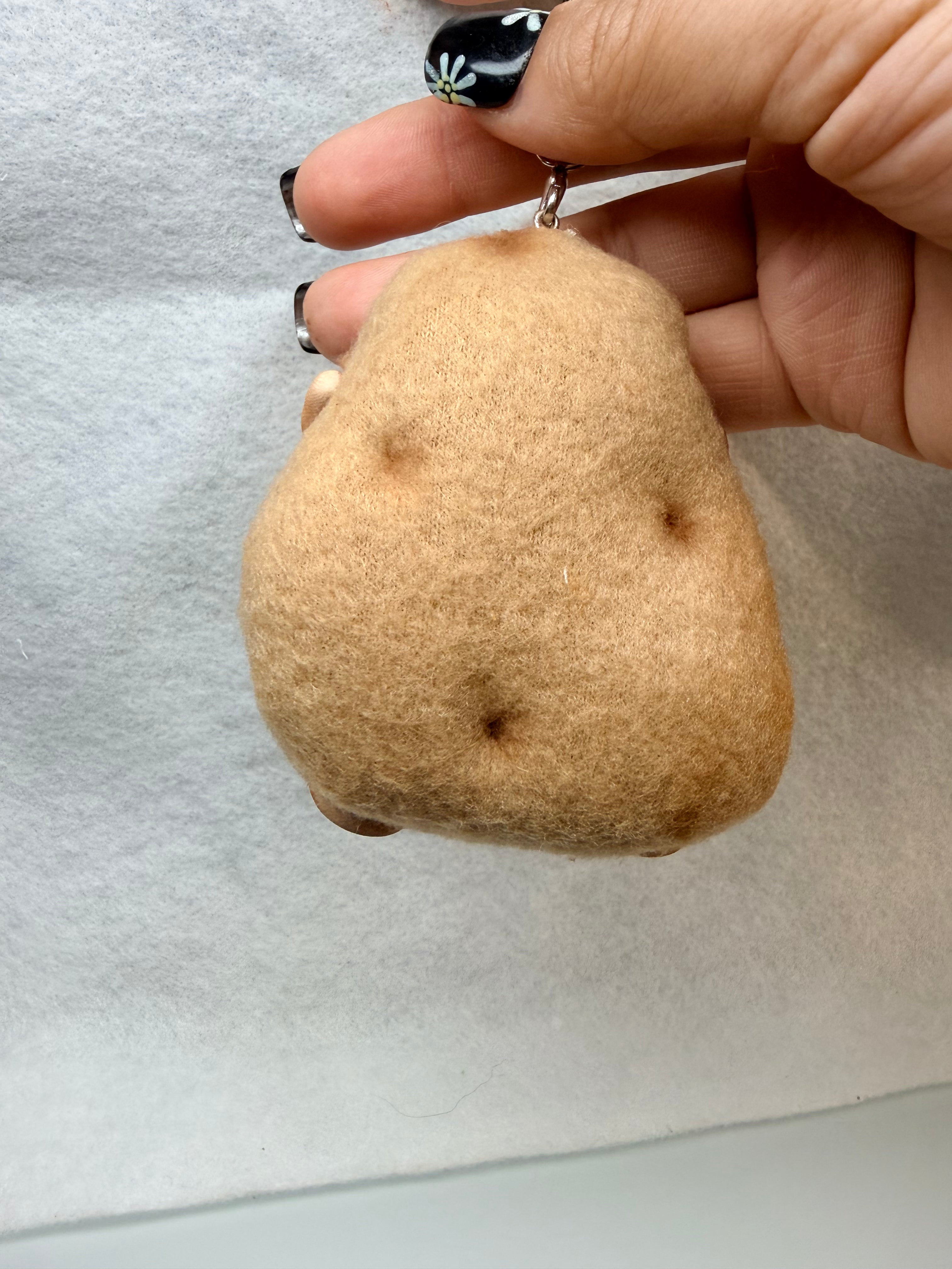 Potato Plushie Keychain