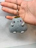 Rock Plushie Keychain